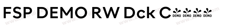 FSP DEMO RW Dck C字体转换 FSP DEMO RW Dck C字体转换
